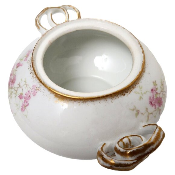 Antique CH Field Haviland Limoges GDA France Porcelain Cream Pitcher/Sugar Dish - Picture 12 of 14